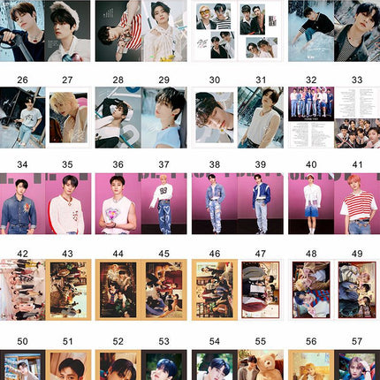 Stray Kids Bookmark Stickers Gifts Photo Cards 