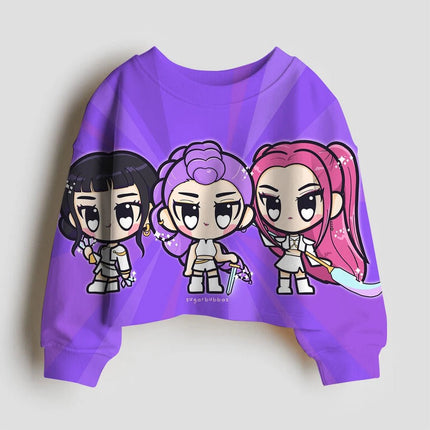 Kpop Demon Hunter HUNTRIX Hoodies for Kids