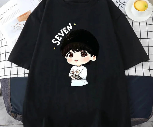 BTS JungKook Seven Aesthetic T-Shirt – Kpop Exchange