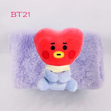 Load image into Gallery viewer, BTS BT21 Plush Doll Makeup Storage Bag