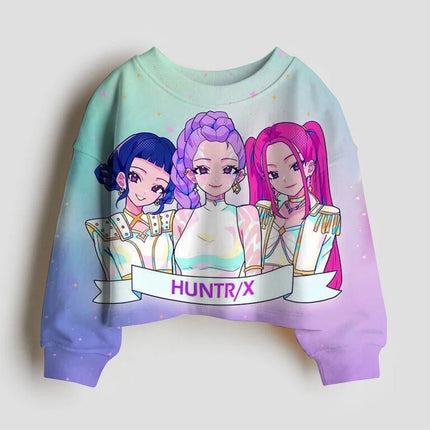Kpop Demon Hunter HUNTRIX Hoodies for Kids