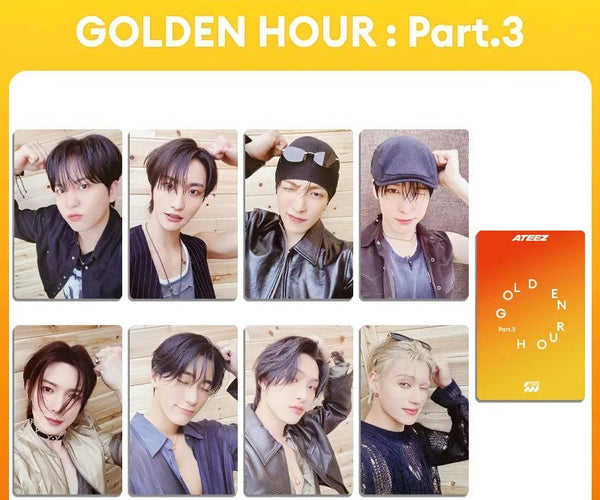 ATEEZ GOLDEN HOUR : PART.3 Album Photocards – Kpop Exchange
