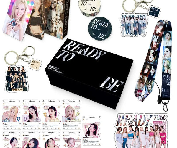 TWICE READY TO BE Gift Set Box – Kpop Exchange TWICE READY TO BE Gift Set Box – Kpop Exchange