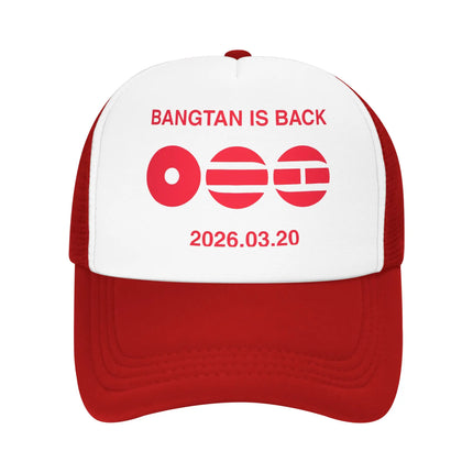 BTS Arirang Tour 2026 Mesh Foam Hat
