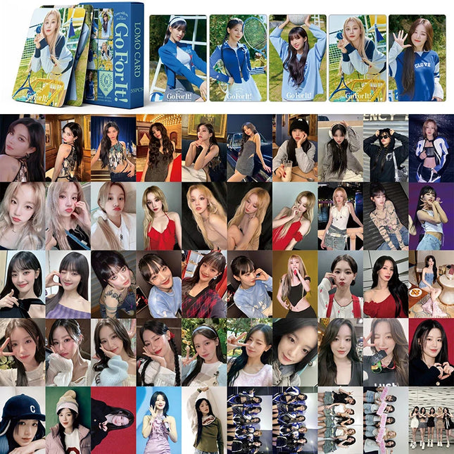 (G)-idle GO FOR IT! 2024 Seasons Greetings Photocards (55 cards)