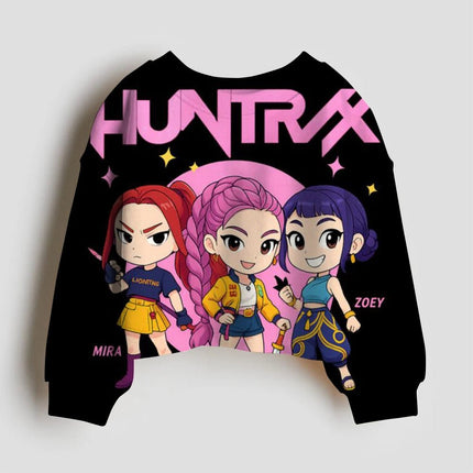 Kpop Demon Hunter HUNTRIX Hoodies for Kids