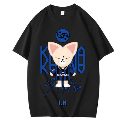 skzoo merch shirt with skzoo names design