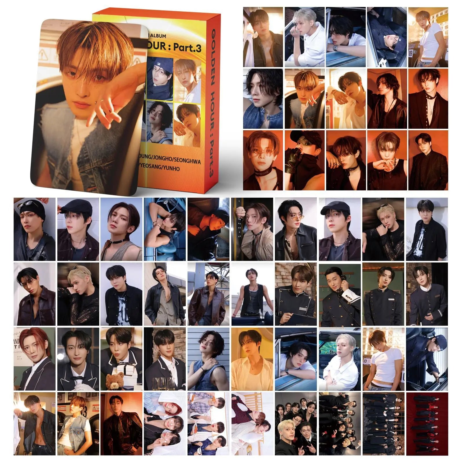 ATEEZ OFFICIAL GOLDEN HOUR PART.3 HELLOLIVE FANSIGNED PHOTOCARD ATEEZ OFFICIAL GOLDEN HOUR PART.3 HELLOLIVE FANSIGNED PHOTOCARD