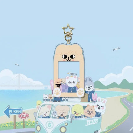 Stray Kids SKZOO Cartoon Photocard Frame Keychain Holder