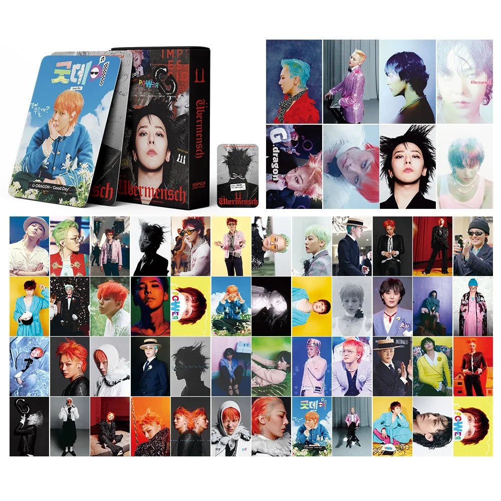 G-Dragon Übermensch Photocards (55 cards) – Kpop Exchange G-Dragon Übermensch Photocards (55 cards) – Kpop Exchange