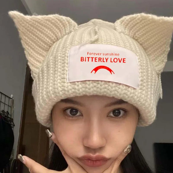 Cat Ear Beanie – Kpop Exchange Cat Ear Beanie – Kpop Exchange