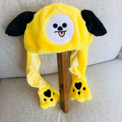BTS BT21 Plush Hat Ear Protection Scarf
