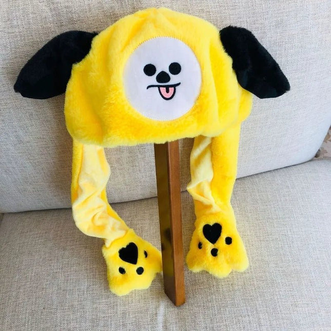BTS BT21 Plush Hat Ear Protection Scarf