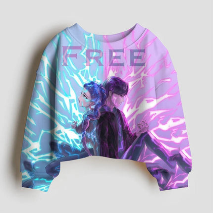 Kpop Demon Hunter HUNTRIX Hoodies for Kids