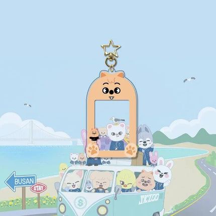 Stray Kids SKZOO Cartoon Photocard Frame Keychain Holder