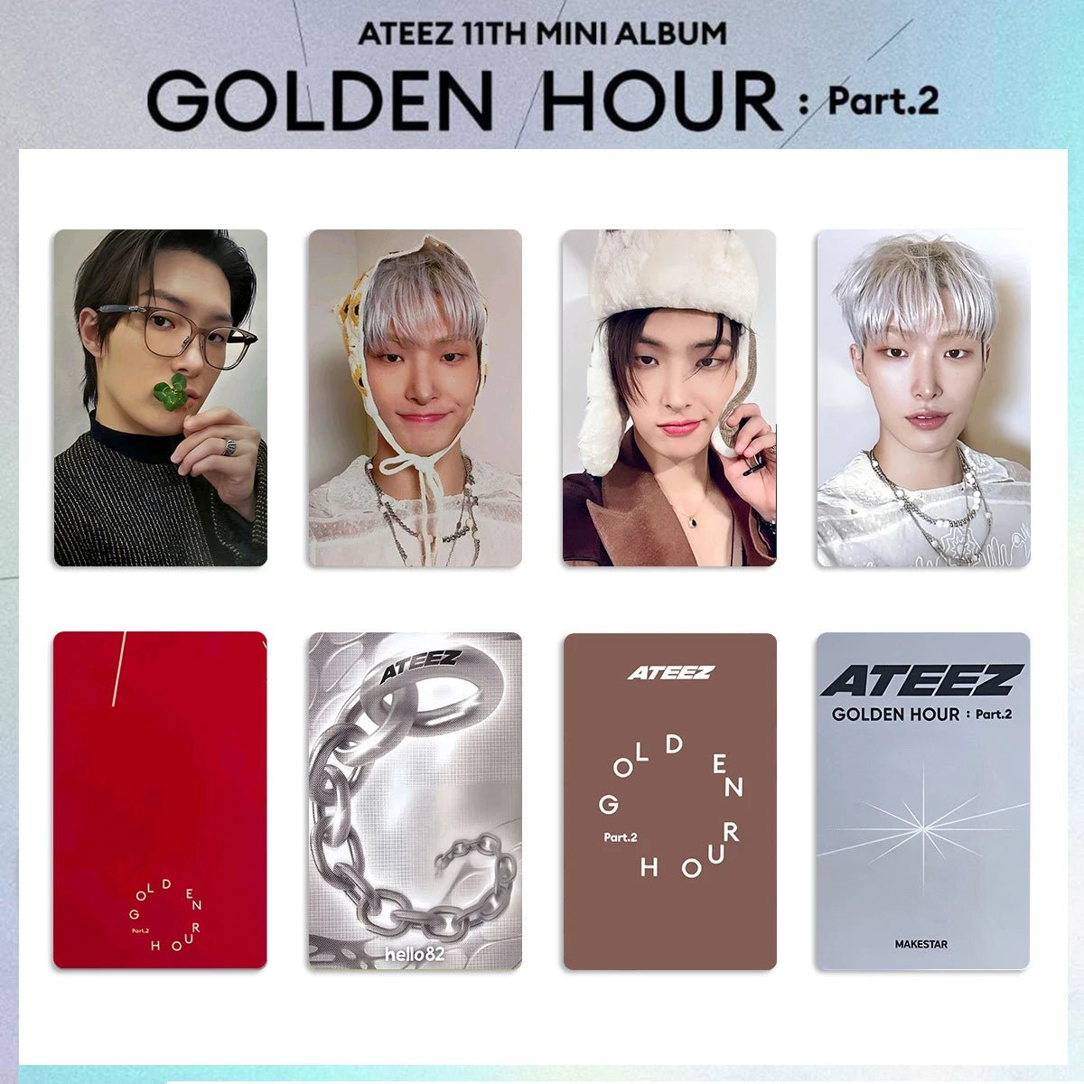ATEEZ GOLDEN HOUR: Part.2 Photo Cards – Kpop Exchange ATEEZ GOLDEN HOUR: Part.2 Photo Cards – Kpop Exchange