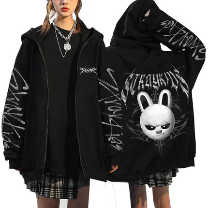 straykids merch SKZOO EVIL zip up hoodie