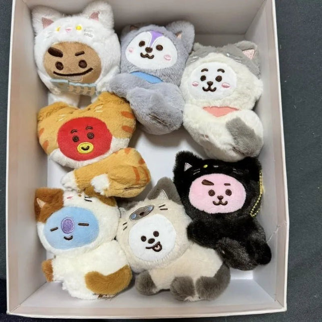 BT21 CAT DAY Series Plush Doll Keychain