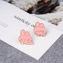 Load image into Gallery viewer, BTS BT21 Character Badge Brooch (2pcs)