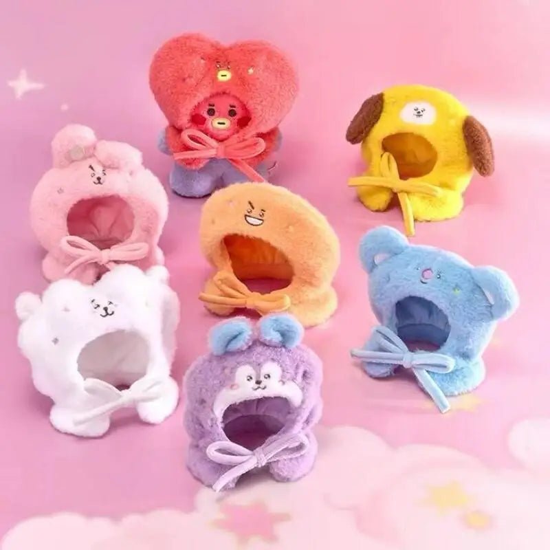 BT21 Plush Doll Clothing Head Cover