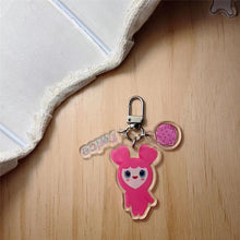 Load image into Gallery viewer, Movely (Momo) Twice Lovely Plush Pendant Keychain