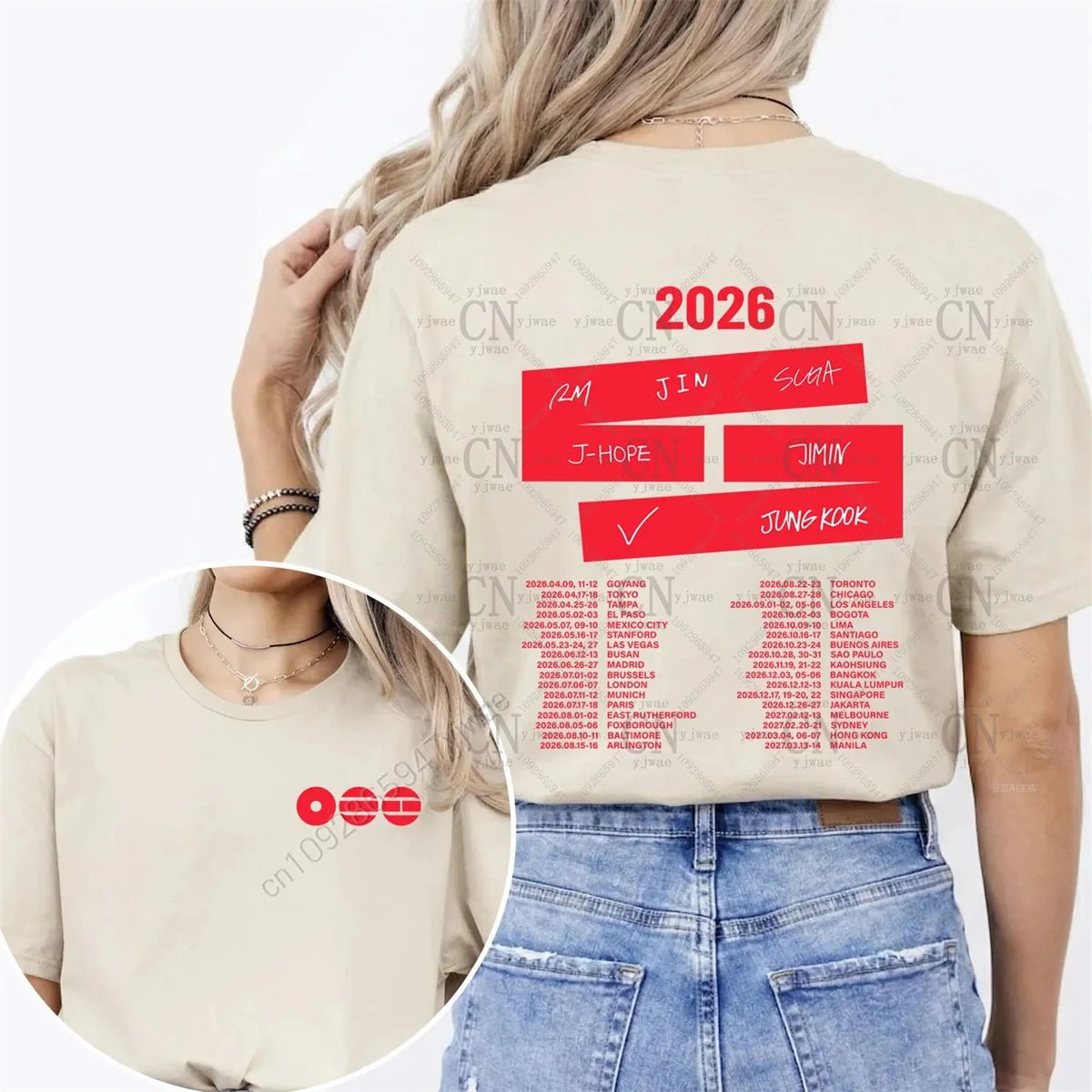 BTS ARIRANG 2026 World Tour Shirt – Kpop Exchange