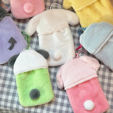 Sanrio Kawaii Plush Photocard Holder Keychain