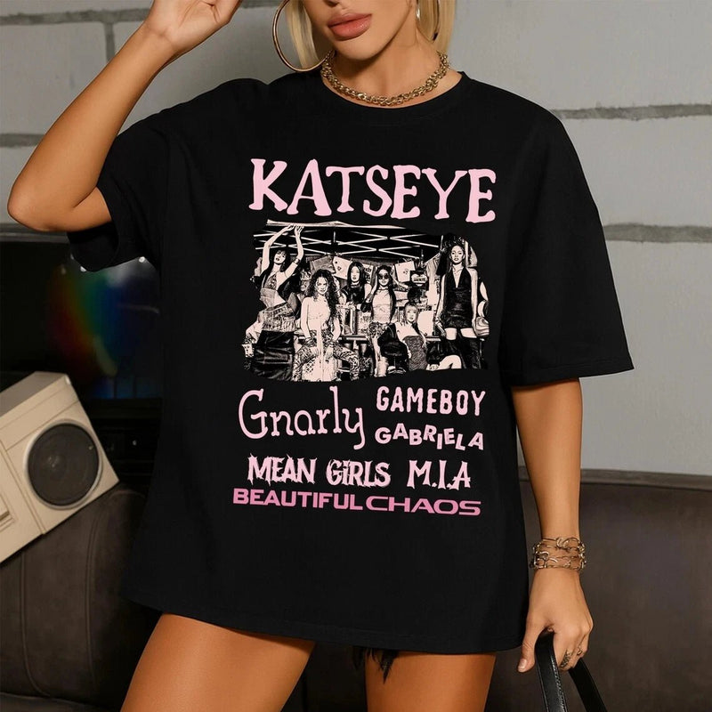 Katseye Beautiful Chaos Graphic T-shirt