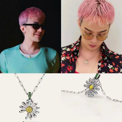 G-Dragon daisy necklace