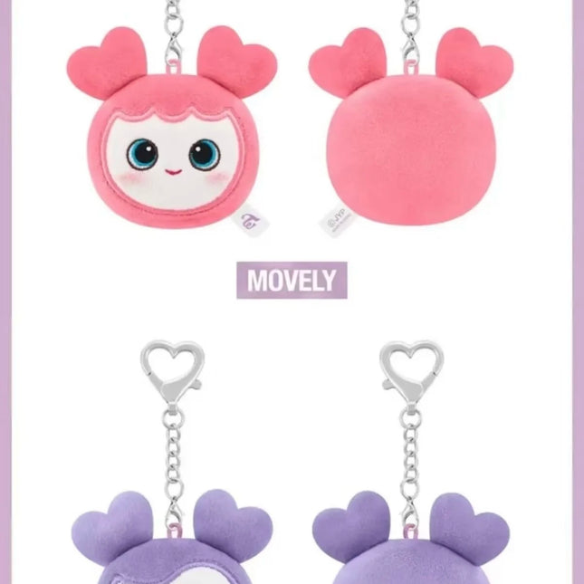 TWICE LOVELY Mini Plush Doll Keyring