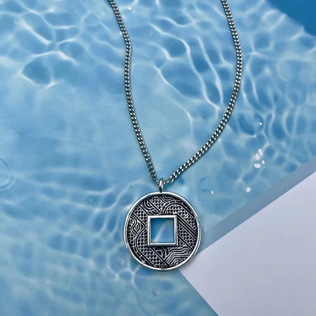 BTS Yoongi Agust D D-day Merch Coin-shaped Necklace