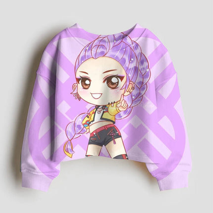 Kpop Demon Hunter HUNTRIX Hoodies for Kids
