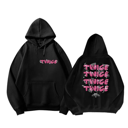 TWICE Ready to Be Letter Print Hoodies