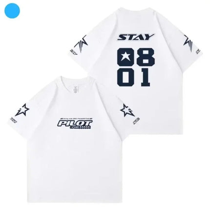 Stray Kids T Shirt 3RD FM Pilot For 5 Star Same T-shirt