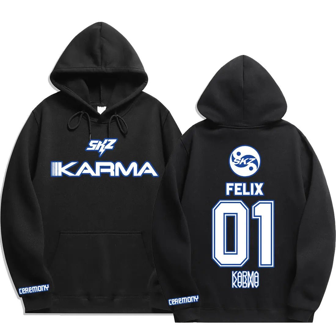 STRAYKIDS KARMA Oversized Hoodie Jacket – Kpop Exchange STRAYKIDS KARMA Oversized Hoodie Jacket – Kpop Exchange