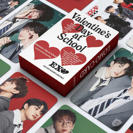 EXO New Album Valentine's Day at School Photo Cards