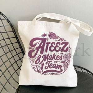 ATEEZ 8-Makes-1 Team Tote Bag