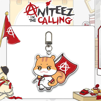 cute aniteez character keychain