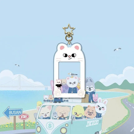 Stray Kids SKZOO Cartoon Photocard Frame Keychain Holder