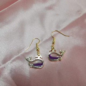 BTS Borahae Purple Whale Jewelry