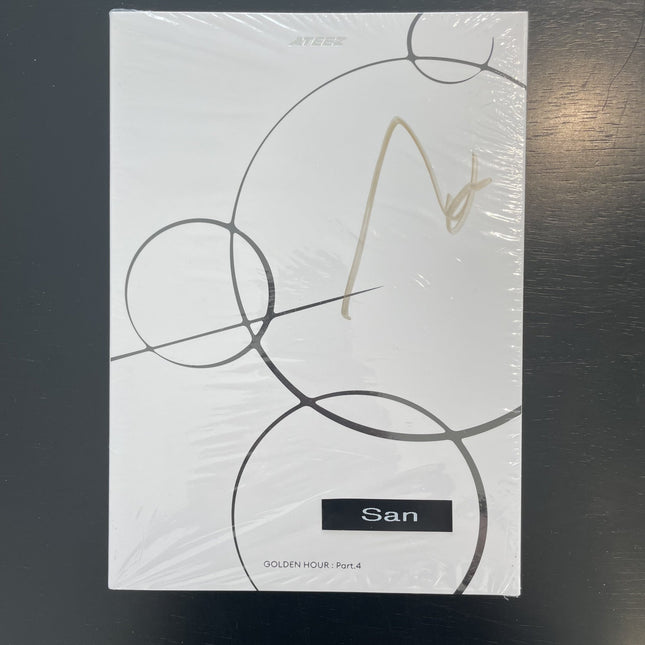 Ateez Golden Hour Part 4 Autographed CD Photobook Version SAN