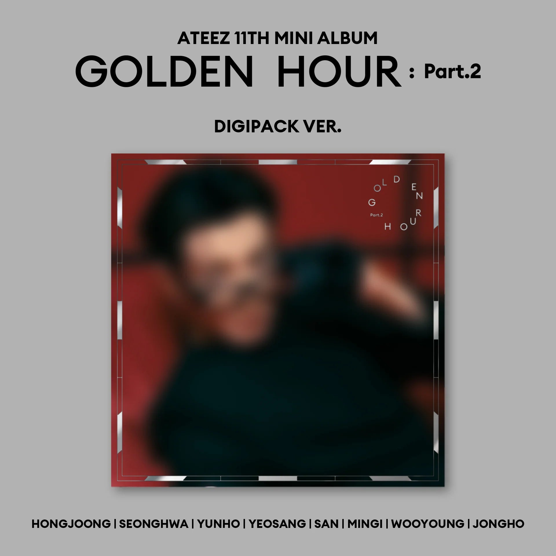 ATEEZ GOLDEN HOUR Part 2 Digipack Member Versions – Kpop Exchange