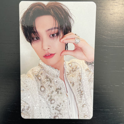 ATEEZ Seonghwa 2025 World Tour Towards The Light Will To Power Finale Seoul YES24 PLAYCODE POB Photocard — curly dark hair ornate embellished top