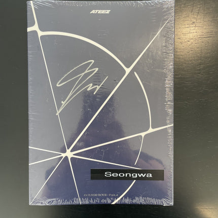 Ateez Golden Hour Part 4 Autographed CD Photobook Version SEONGHWA