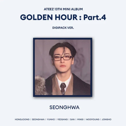 ateez golden hour part 4 digipack version member seonghwa
