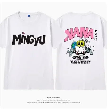 SEVENTEEN Nana Tour Print Shirt – Kpop Exchange SEVENTEEN Nana Tour Print Shirt – Kpop Exchange