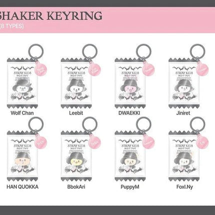 stray kids do it pop up skzoo shaker keyring