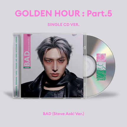 Ateez Single CD BAD  Steve Aoki Version