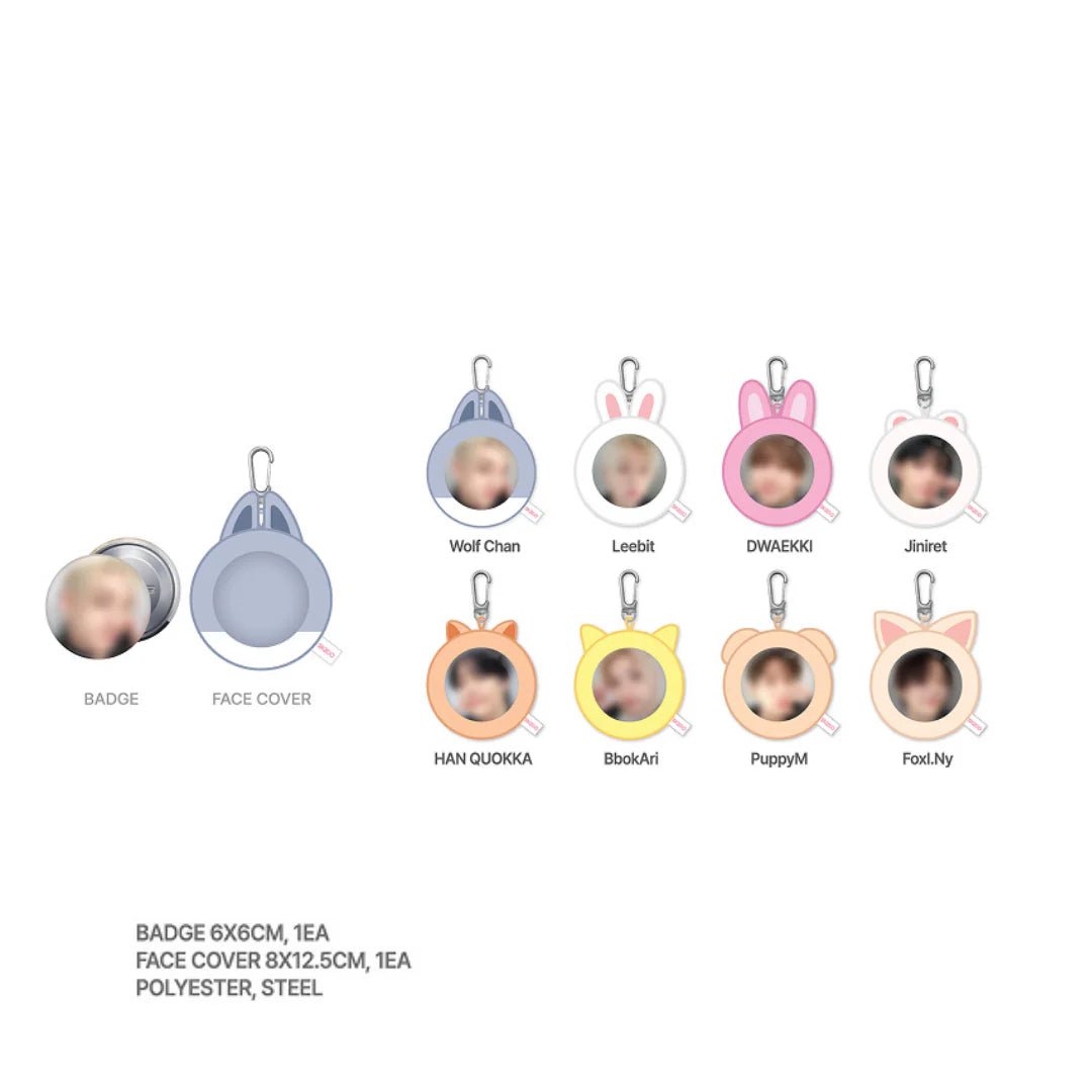 Stray Kids DO IT SKZOO Soft Face Badge Set – Pop-Up Merch – Kpop Stray Kids DO IT SKZOO Soft Face Badge Set – Pop-Up Merch – Kpop