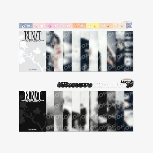 stray kids run it postcard book